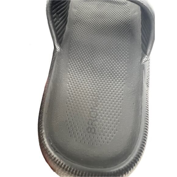 Bronax Black Sandals Mens 7 Womans 9 - Picture 3 of 4